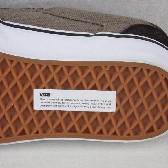 Vans Asher Deluxe Skate Shoes 9 Brown Slip-On VN000CSYCFF Comfort Textile main image 12